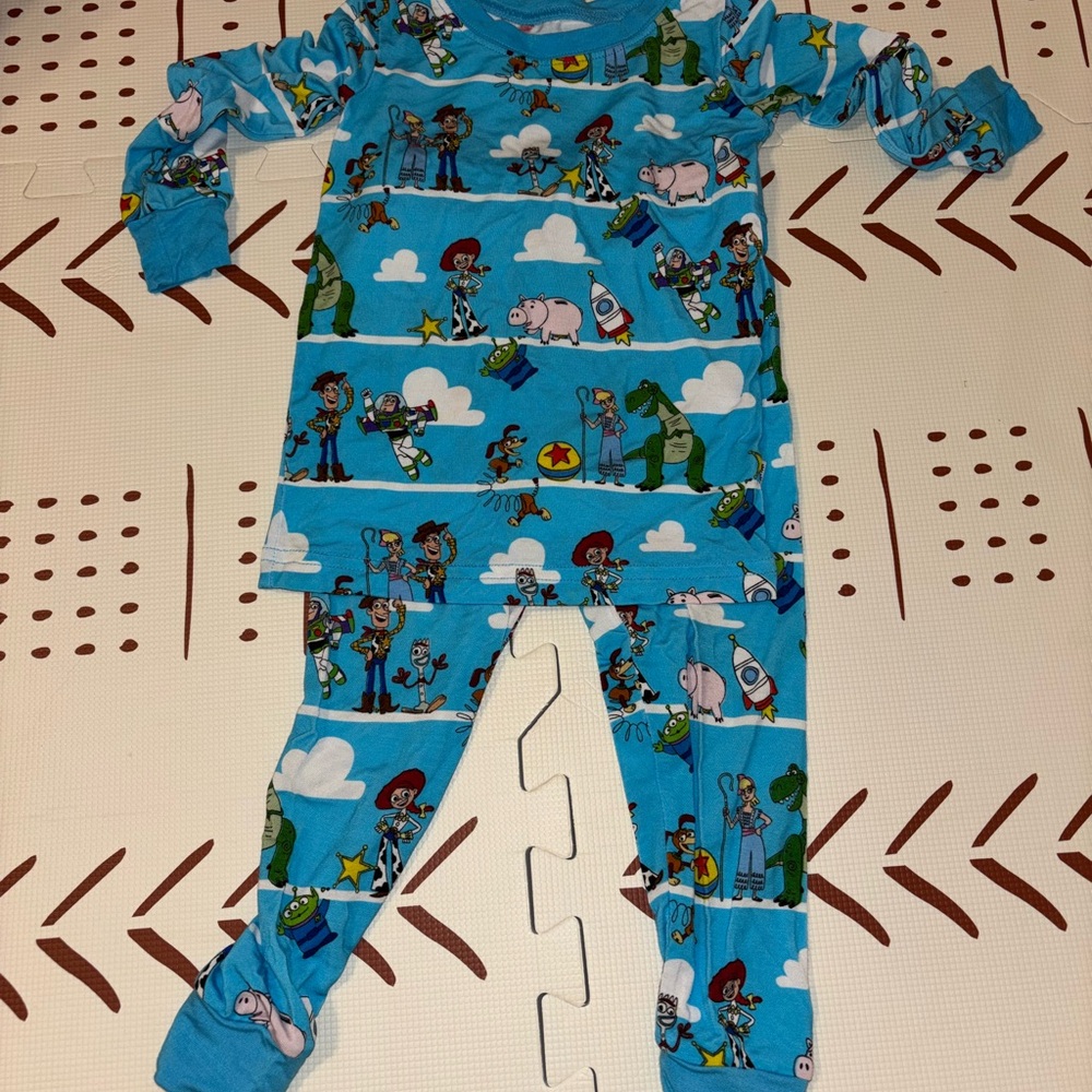 Little Sleepies Disney Toy Story Pajama Set 12-18 Month